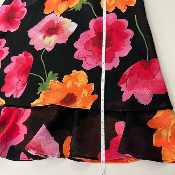 Vibrant Floral Midi Dress - Picture 9 of 15